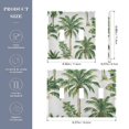 thumbnail image 2 of Yayeee Toggle Light Switch Wall Plate 3-Gang 6.37"x4.48" Decorative Outlet Cover, Green Palm Trees Pattern, 2 of 7