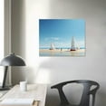 thumbnail image 3 of COMIO  Sailing Ships Race Wall Paintings for Living Room Yacht Regatta Pictures Print On Canvas Wall Art Bedroom Wall Decoration Office Wall Art  Framed Ready to Hang, 3 of 4