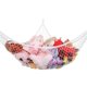 thumbnail image 1 of Hamaca de almacenamiento de juguetes, peluches de animales de peluche, soporte grande para juguetes, rosa, 1 of 4