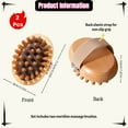 thumbnail image 2 of 2 Pack Natural Wooden Massage Comb - Body Scalp & Gua Sha Tool for Relaxation, Hair Health & Circulation, 2 of 5