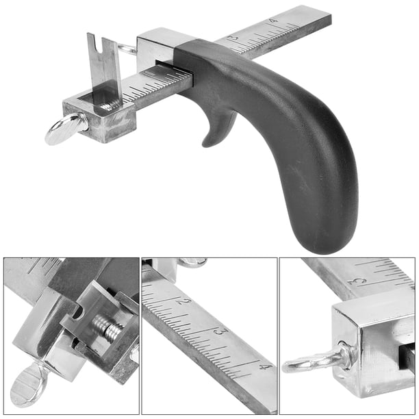 Cortador De Cinturones Ajustable - Herramienta Manual Para Marroquinería Y Manualidades - Aleación De Aluminio - Tamaño 95x90 Mm