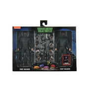 NECA - Teenage Mutant Ninja Turtles (1990 Movie) - 7 Scale Action Figure - Foot Solder 2 Pack with Weapons Rack