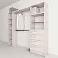thumbnail image 2 of closet 2 torres con 4 cajones 1.80 x 2.20 m x 39 cm blanco nórdico, 2 of 8