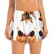 thumbnail image 2 of Balery Autumn Gnomes Pantalones cortos deportivos para mujer con forro y dos bolsillos, elásticos, para entrenamiento, gimnasio, yoga-Small, 2 of 7