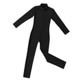 thumbnail image 3 of Moggemol Kids Girls Long Sleeve Dance Outfit Full Length Unitard Leotard Bodysuit Gymnastic Jumpsuit Black 4XL, 3 of 7
