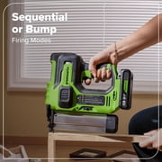 Greenworks 24V Brushless 10PC Power Tool Combo, Drill+Impact Driver+Circular Saw+Recip Saw+Jig Saw+Sander+Light+Multi-Tool+Nailer+Grinder,w/4.0Ah+2.0Ah Batteries and 65W USB-C Charger