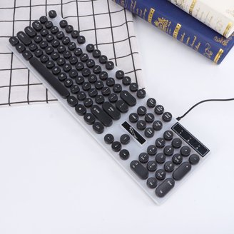 Periboard-215b US, Wired Keyboard - Ultra Slim Scissor Keys - 2 Built-in USB-A & USB-C Ports - Detachable Cable - Black - US English Periboard-215b US, Wired Keyboard - Ultra Slim Scissor Keys - 2 Built-in USB-A & USB-C Ports - Detachable Cable - Black - US English