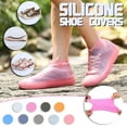 thumbnail image 2 of Rbaofujie Silicone Shoe Covers S-Size Anti-Skid Shoes Cover 8.3IN-21CM Thick Wear-Resistant Shoe Covers Pink, 2 of 4