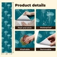 thumbnail image 5 of Coastal Peel and Stick Wallpaper Seamless Jellyfish Soft Blue White Contact Paper 23.6in x 9.8ft Wallpaper Removable Self Adhesive Wall Paper for Bedroom, 5 of 8
