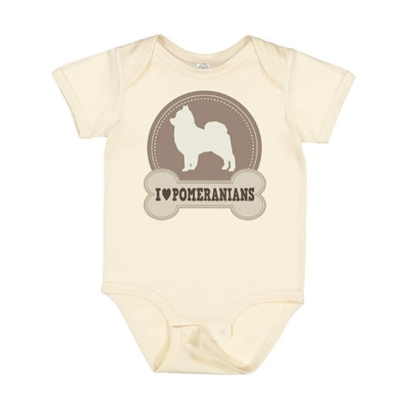 

Inktastic Pomeranian Dog Gift Baby Boy or Baby Girl Bodysuit
