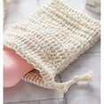 thumbnail image 5 of 5 bolsas ahorradoras de jabón, bolsa de jabón exfoliante de sisal natural para hacer espuma y secar las barras de jabón, bolsa de jabón de ducha (beige, 9,5*14,5 cm), 5 of 5
