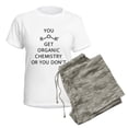 thumbnail image 5 of CafePress - You Get Organic Chemistry O Women's Light Pajamas - Women's Short Sleeve Print T-Shirt and Pants Light Cotton Pajama Set, 5 of 7