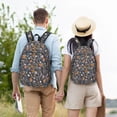 thumbnail image 4 of Fotbe Wildflowers Mochila de Lona con Estampado, Mochila Duradera, Mochila Versátil de Alta Calidad, Mochila Compacta Vintage-Small, 4 of 5
