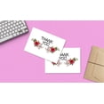 thumbnail image 6 of Thank You Cards Set - 4 x 7 Inches of 50 Amazing White Note Cards with Blank Greeting Space - Perfect for Business, Anniversary, Graduations, Weddings - Envelopes Included - Glowing Red Rose Design, 6 of 7