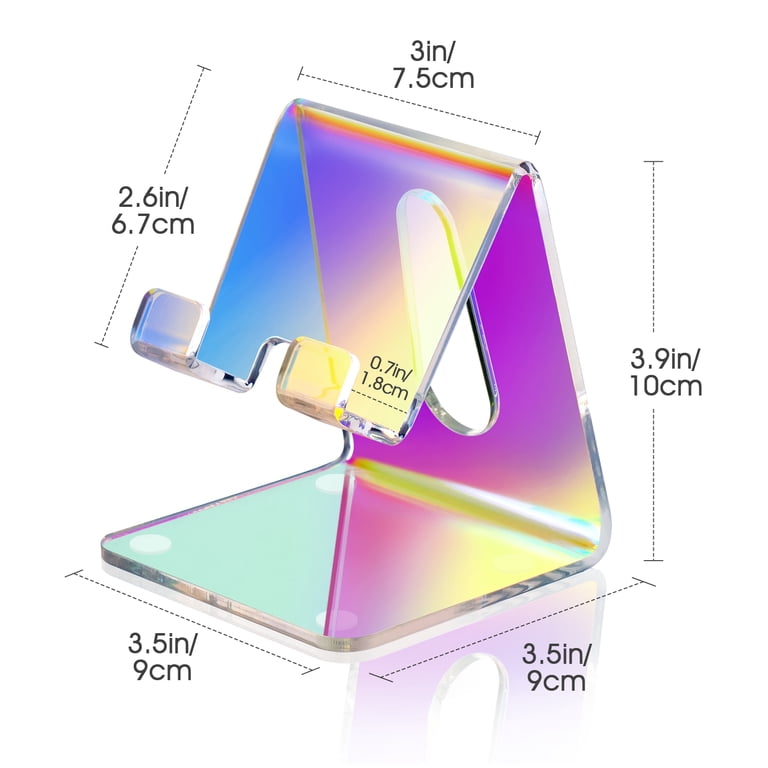 Tomorotec Iridescent Acrylic Phone Stand, 4-8 Inch photo 2