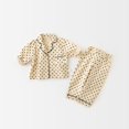 thumbnail image 2 of Sngxgn Girl Clothes Top Pants Sets Cotton little Girl Outfits Sweatsuits Kid Girl's Clothing Set(Beige,73), 2 of 4