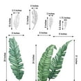 thumbnail image 3 of Efavormart Green Tropical Banana Leaves Wall Decals, Plant Peel Removable Stickers, 3 of 8