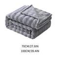 thumbnail image 3 of OAVQHLG3B Soft Throw Blanket, 3D Bubble Decorative Cozy Fuzzy Flannel Blanket, Winter Versatile Cozy Lightweight Flannel Blanket, Flannel Bed Blanket All Season Use 28x39 inch, 3 of 8