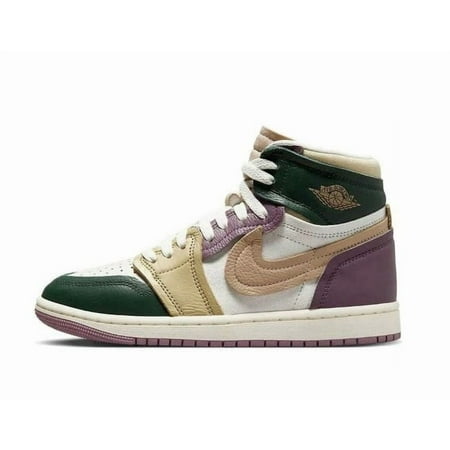 NIKE Air Jordan 1 High Method of Make Women's Shoes (FB9891-300, Galactic Jade/SAIL/Sky J Mauve/Desert) Size 7