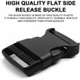 thumbnail image 2 of 2Pcs Plastic Side Release Buckle for Luggage Backpack Webbing 50mm Double Side Release Buckle Backpack Closures Snap Buckle Belt Buckle Shoulder Straps Side Release Buckle, 2 of 5