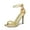 GOLD-RHINESTONE, variant on Women's Open Toe High Heels Stiletto Heeled Sandals Sexy Dressy Shoes
