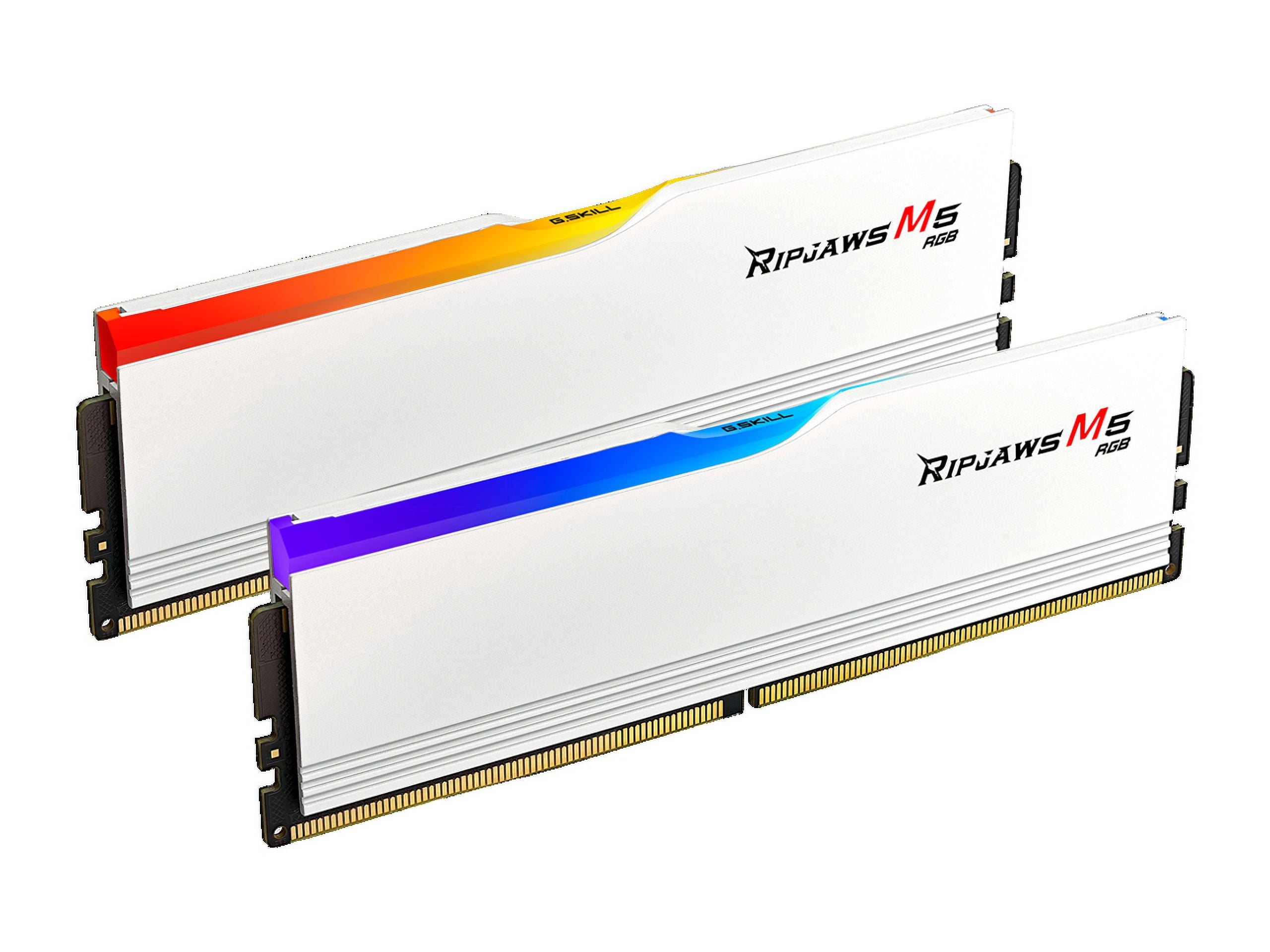 G.SKILL Ripjaws M5 RGB Series 32GB (2 x 16GB) 288-Pin PC RAM DDR5 6800 (PC5 54400) Desktop Memory Model F5-6800J3445G16GX2-RM5RW