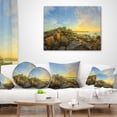 thumbnail image 3 of Designart Untouched Romantic Beach of Sri Lanka - Landscape Printed Throw Pillow - 18x18, 3 of 4