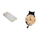 thumbnail image 5 of Bandeja para servir,Bandeja rectangular para servir en la cocina con asa,Reloj de pared,Reloj de pared decorativo para baño o dormitorio,Reloj de pared para gatos silencioso,sin tictac,ideal, 5 of 8