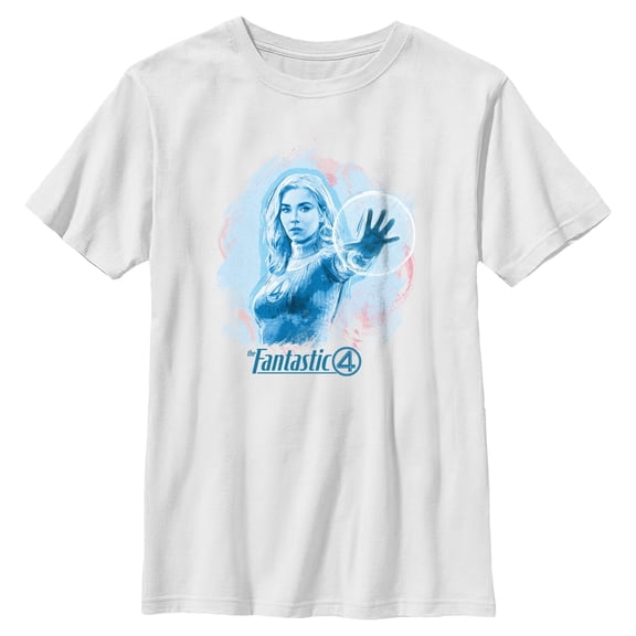 Boys The Fantastic Four: First Steps Invisible Woman Portrait T Shirt