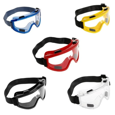 

tooloflife 1/2 Pcs Goggles for Laboratory Outdoor Activity PVC Frame & PC Lens Dust-Proof Anti-Fog Brown
