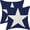 Stars Navy Blue, variant on Christmas Pillow Covers 20x20 Inch Set of 2 Sage Green Cream Christmas Tree Snowflakes Decor Throw Pillows Winter Xmas Holiday Outdoor Cushion Cases for Couch Bed Decorations