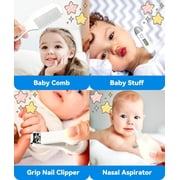 Baby Healthcare and Grooming Kit, Portable Baby Safety Care Set, Baby Essentials kit for Newborn (Grey White 20 in 1)