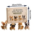 thumbnail image 5 of Tarmeek 3D Beaded Craft Kit - DIY Kit for Cozy Puppy, 3D Beaded Dog Desk Decor with ABS Beads, Beginner Friendly Complete Set with Storage Box and Illustrated Guide, 5 of 6