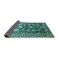 thumbnail image 2 of Ahgly Company Indoor Rectangle Oriental Turquoise Blue Industrial Area Rugs, 5' x 8', 2 of 4