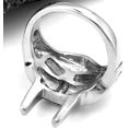 thumbnail image 3 of FYBTOFashion Pharaoh Mask Rings Iron Man FYainless FYeel Rings for Men and WomenFY-001, 3 of 4