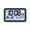 Black, variant on Peggybyg Digital Wall Clock with Indoor Temperature and Humidity Desk Clock Atomic Clock
