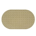 thumbnail image 3 of Garvee 3'x5' Oval Area Rug Modern Braided Print Rug Machine Washable Bedroom Rug Non Slip Non Shedding Accent Rug for Entryway, Camel, 3 of 7