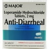 Major Loperamide Hydrochloride Anti-Diarrheal Tablets, 2 mg, 24 Count