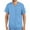 Blue, variant on Super Soft Multi Pocket V Neck Relaxed Fit Scrub Tops for Men- Cotton Fabric Medical/Health Care Uniform