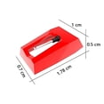 thumbnail image 3 of Aiguille de Plateau Tournant de Rechange Rouge (4 Pcs), 3 of 4