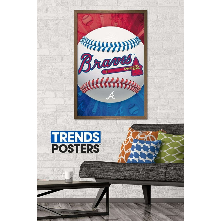 Atlanta Braves 15 X 20 inch inch Canvas Wall Art