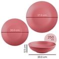 thumbnail image 3 of Vajilla Vascella Rosa Mate para 4 personas 12 piezas, 3 of 6