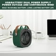 thumbnail image 5 of Air Conditioner Fan,Portable Mini Air Conditioner,USB Rechargeable Mist Fan with 3 Speed Settings,Quiet Desk Cooling Fan,Personal Air Cooler for Home,Bedroom,Travel,Office,Outdoor, 5 of 9