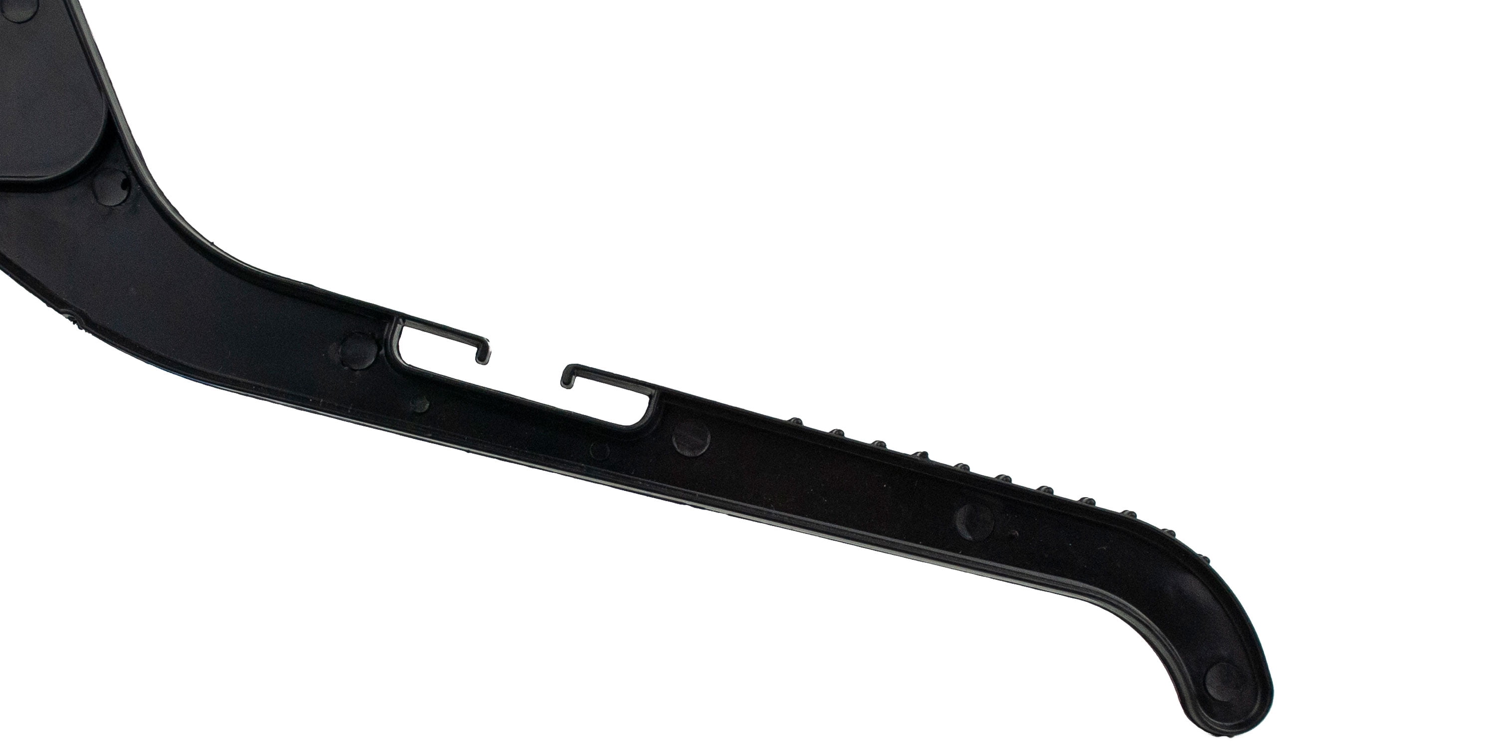 HangOn Shirt Hangers Recycled Plastic with Notches, Black, 19 Inch Pack of 25