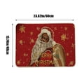thumbnail image 4 of PALIFEUR Christmas Door Mat, 24"x16" Dirt Trapping Door Mat Indoor Entrance, Absorbent Non-Slip Christmas Santa Doormat, Washable Front Door Mat Outside Entrance for Holiday Party Decorations, Red, 4 of 6