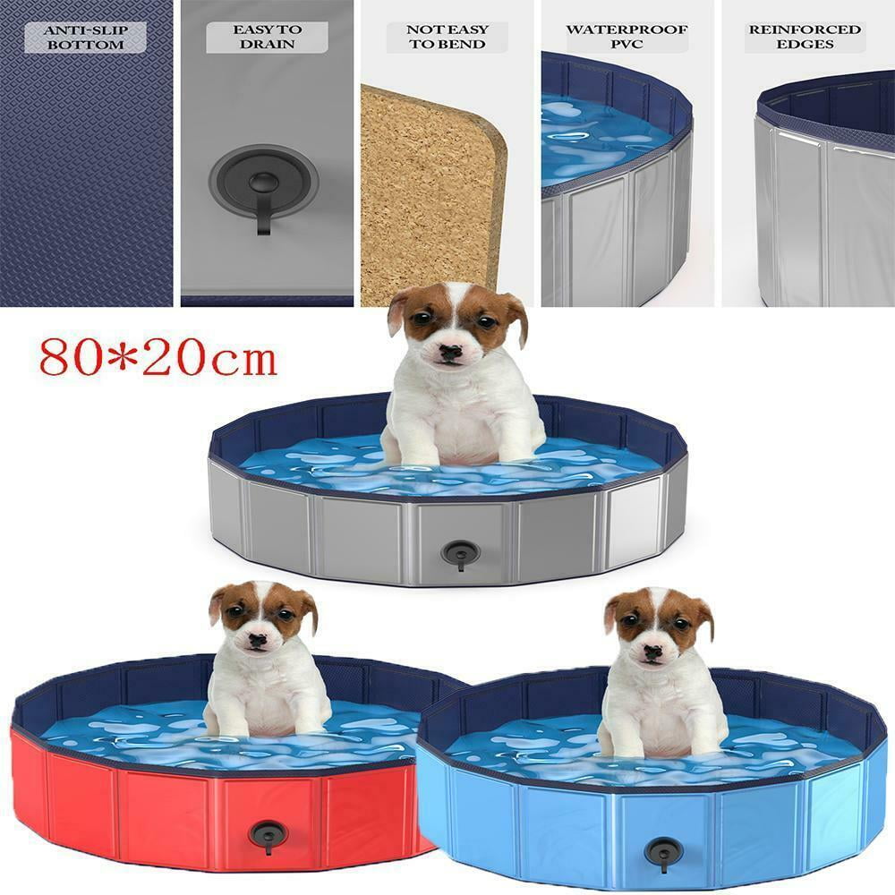 Foldable Pet Swimming Pool Portable PVC Pet Pool Dogs Cats Bathing Tub