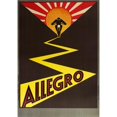 thumbnail image 3 of Vintage Apple Collection 11x14 Black Modern Framed Museum Art Print Titled - Allegro, 3 of 5