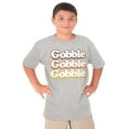 thumbnail image 5 of Gobble Gobbler Thanksgiving Crewneck T Shirts Boy Girl Teen Brisco Brands L, 5 of 6