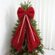 thumbnail image 5 of MTBLYS Lazo grande de terciopelo con lunares para adornos de árboles de Navidad, coronas, envoltorios y decoraciones para fiestas. Lazo de tela de 145 cm (57,09 pulgadas)., 5 of 6