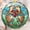 Blue Otter, variant on WaaHome Red Rose Ornaments Valentines Day Gifts for Women Glass Valentines Ornaments for Tree Windows Car Keepsake Gifts for Mother Friends Couples